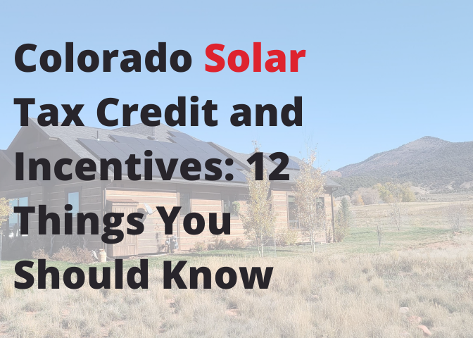 Colorado Tax Credit