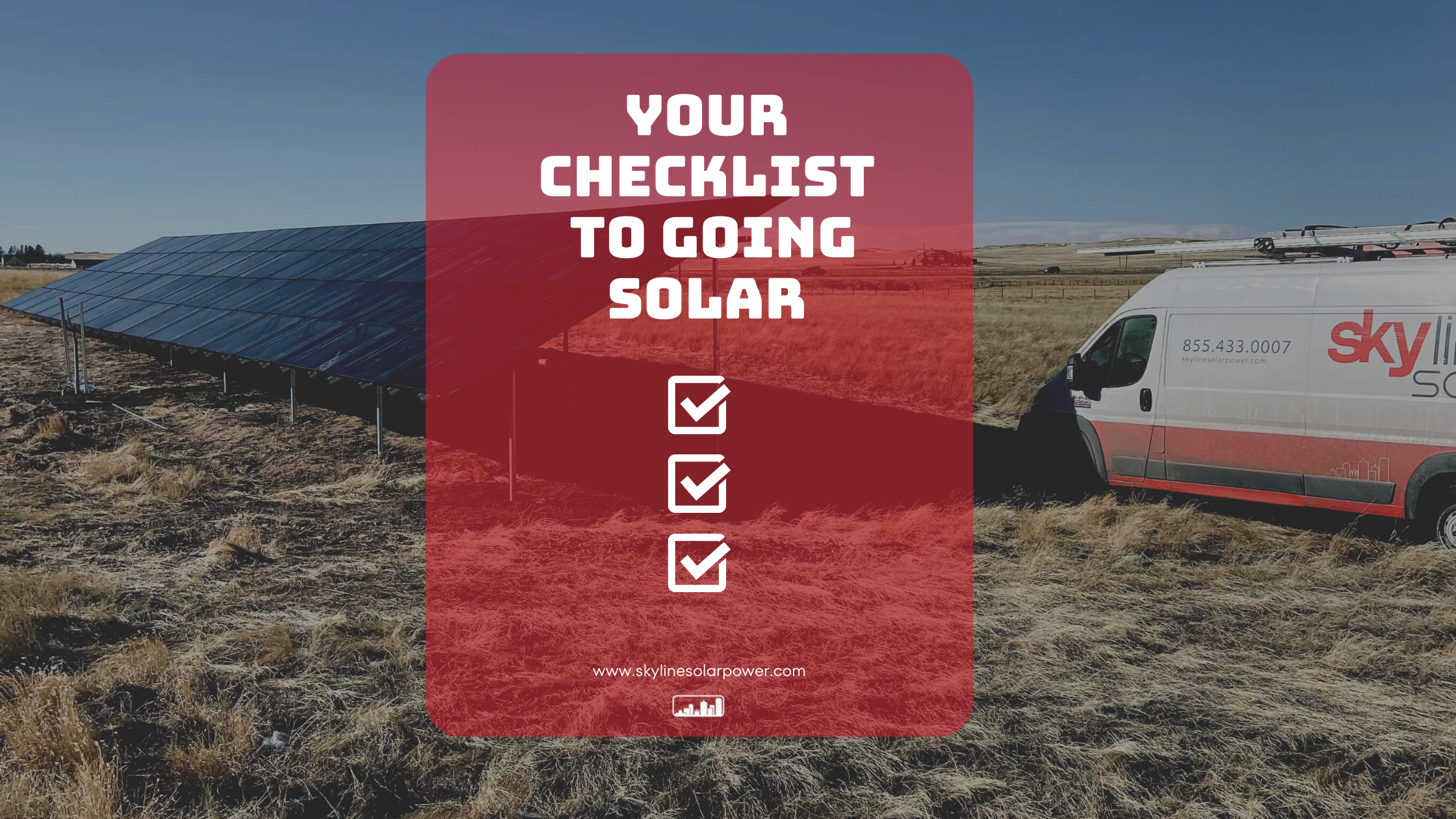 checklist for installing solar panels